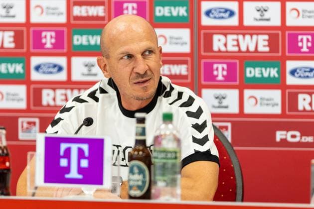 Pressekonferenz 1. FC Köln; 31.07.2024 Gerhard Struber (1.FC Köln, Cheftrainer) Pressekonferenz 1. FC Köln; 31.07.2024