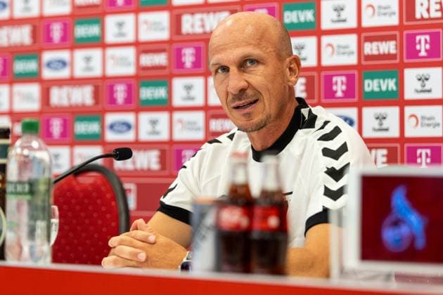 Pressekonferenz 1. FC Köln; 31.07.2024 Gerhard Struber (1.FC Köln, Cheftrainer) Pressekonferenz 1. FC Köln; 31.07.2024