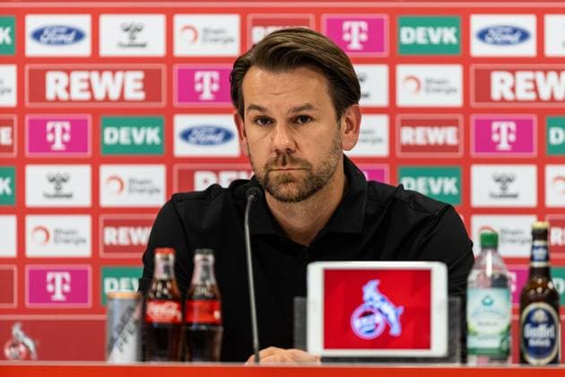 Pressekonferenz 1. FC Köln; 31.07.2024 Thomas Kessler (Bereichsleiter Lizenzfußball) Pressekonferenz 1. FC Köln; 31.07.2024