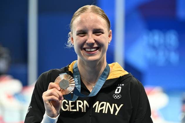 Sport Themen der Woche KW31 Sport Bilder des Tages Sport Bilder des Tages Parigi (Francia) 31 07 2024 - Olimpiadi Parigi 2024 nuoto foto Image nella foto: Isabel Gose 