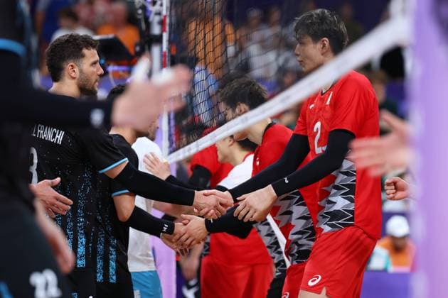 Taishi Onodera (JPN), JULY 31, 2024 - Volleyball : Men s Preliminary Round - Pool C match between Japan 3-1 Argentina during the Paris 2024 Olympic Games, Olympische Spiele, Olympia, OS at South Paris Arena in Paris, France. Noxthirdxpartyxsales  (261510303)