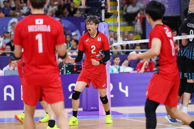 Taishi Onodera (JPN), JULY 31, 2024 - Volleyball : Men s Preliminary Round - Pool C match between Japan 3-1 Argentina during the Paris 2024 Olympic Games, Olympische Spiele, Olympia, OS at South Paris Arena in Paris, France. Noxthirdxpartyxsales  (261510329)