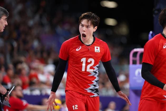 Ran Takahashi (JPN), JULY 31, 2024 - Volleyball : Men s Preliminary Round - Pool C match between Japan 3-1 Argentina during the Paris 2024 Olympic Games, Olympische Spiele, Olympia, OS at South Paris Arena in Paris, France. Noxthirdxpartyxsales  (261510616)