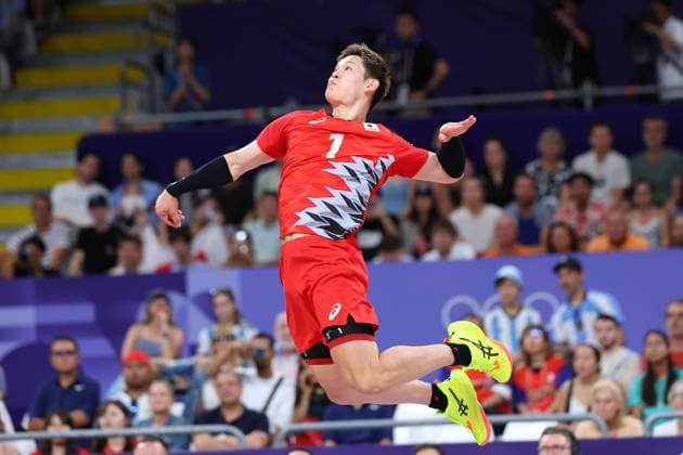 Yuji Nishida (JPN), JULY 31, 2024 - Volleyball : Men s Preliminary Round - Pool C match between Japan 3-1 Argentina during the Paris 2024 Olympic Games, Olympische Spiele, Olympia, OS at South Paris Arena in Paris, France. Noxthirdxpartyxsales  (261510654)