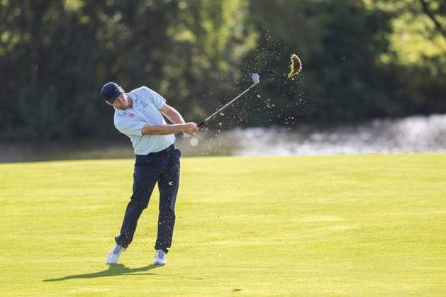 240801 Alex NorÃ n of Sweden competes in men s individual golf round 1 during day 6 of the Paris 2024 Olympic Games, Olympische Spiele, Olympia, OS on August 1, 2024 in Paris. Photo: Ludvig Thunman BILDBYRAN kod LT LT0653 golf olympic games olympics os ol olympiska spel olympiske leker paris 2024 paris-os paris-ol 6 bbeng sweden sverige Copyright: LUDVIGxTHUNMAN BB240801LT017