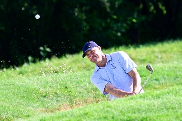 PARIS, FRANKRIKE 20240801 Sveriges Alex NorÃ n under herrarnas golftävling pa Le Golf National under sommar-OS i Paris. PARIS FRANKRIKE OS x10030x