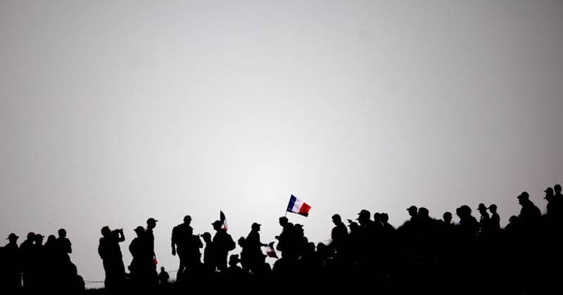Paris 2024 Olympic Games, Olympische Spiele, Olympia, OS Le Golf National, Guyancourt, Paris, France 1 8 2024 Spectators on the 1st fairway Spectators on the 1st fairway 1 8 2024  Copyright: x INPHO JamesxCrombiex JRH24524