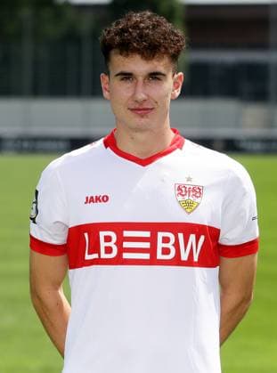 Stuttgart , Fototermin , Michael Glück ; VfB Stuttgart II ;3.Liga Porträttermin 2024 2025