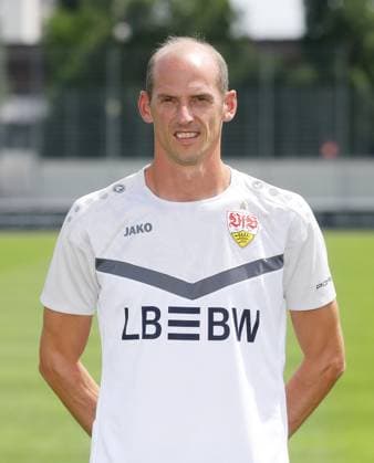 Stuttgart , Fototermin , Co-Trainer Oliver Barth ; VfB Stuttgart II ;3.Liga Porträttermin 2024 2025