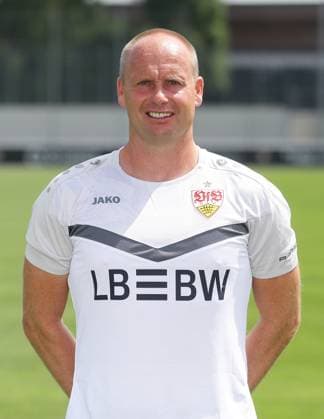 Stuttgart , Fototermin , Torwarttrainer Kai Rabe ; VfB Stuttgart II ;3.Liga Porträttermin 2024 2025