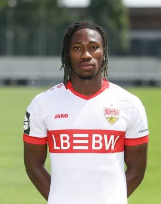 Stuttgart , Fototermin , Mohamed Sankoh ; VfB Stuttgart II ;3.Liga Porträttermin 2024 2025