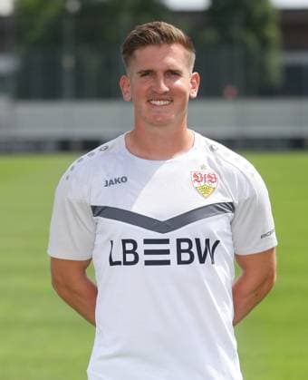 Stuttgart , Fototermin , Athletiktrainer Timm Zudrell ; VfB Stuttgart II ;3.Liga Porträttermin 2024 2025