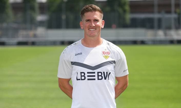 Stuttgart , Fototermin , Athletiktrainer Timm Zudrell ; VfB Stuttgart II ;3.Liga Porträttermin 2024 2025