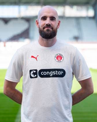 Reha-Trainer Frederic Bokelmann (St.Pauli) 31.07.24, Hamburg, FC St.Pauli 1910, 1. Fussball Bundesliga, 1.Liga, DFL, Saison 2024 2025, und Portraittermin REGULATIONS PROHIBIT ANY USE OF PHOTOGRAPHS as IMAGE SEQUENCES and or QUASI-VIDEO. Â