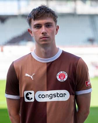 Scott Banks (St.Pauli) 31.07.24, Hamburg, FC St.Pauli 1910, 1. Fussball Bundesliga, 1.Liga, DFL, Saison 2024 2025, und Portraittermin REGULATIONS PROHIBIT ANY USE OF PHOTOGRAPHS as IMAGE SEQUENCES and or QUASI-VIDEO. Â