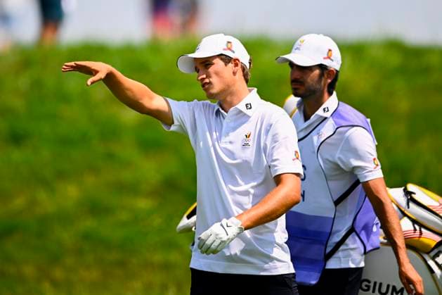 Paris 2024 Olympic Games, Olympische Spiele, Olympia, OS - 01 08 2024 PARIS, FRANCE - AUGUST 01 : Dumont De Chassart Adrien (BEL) Golf - Stroke Play (Male) pictured during the Men s Individual Stroke Play Round 1 on day 6 of the XXXIII Paris 2024 Summer Olympic Games on August 1, 2024 in Paris, France, 01 08 2024 Paris France  Copyright: xGvgx