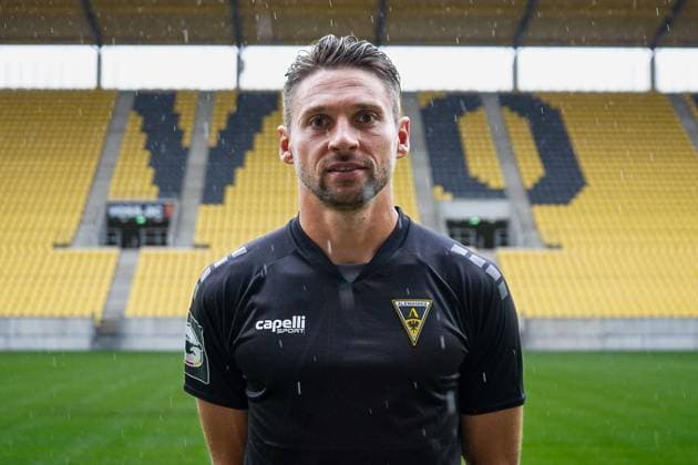 Sasa Strujic (Alemannia Aachen, 5) GER, Alemannia Aachen, Fußball, 3. Liga, Saison 2024 2025, 31.07.2024 GER, Alemannia Aachen, Fußball, 3. Liga, Saison 2024 2025, Mediaday, Spielerportraits, 31.07.2024 Aachen Copyright: xEibner-Pressefoto JustinxAlexandx EP_JDU