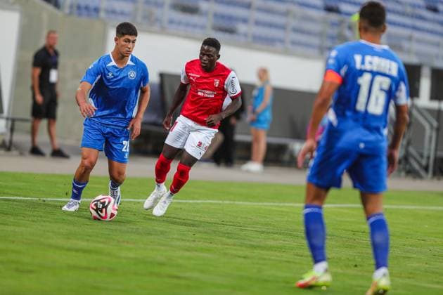 Fußball, EL-Quali, Maccabi Petach Tikwa - Sporting Braga Football - League Europe - Second qualifying round - FC Maccabi Petah Tikva - S.C. Braga - 01.08.2024 Roger and Niv Yehoshua Sofia Bulgaria Copyright: xYulianxTodorovx