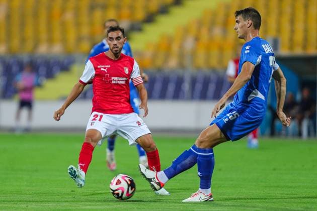 Fußball, EL-Quali, Maccabi Petach Tikwa - Sporting Braga Football - League Europe - Second qualifying round - FC Maccabi Petah Tikva - S.C. Braga - 01.08.2024 Ricardo Horta Sofia Bulgaria Copyright: xYulianxTodorovx