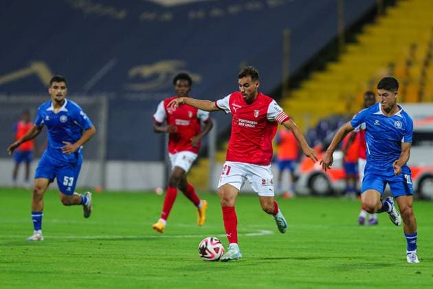 Fußball, EL-Quali, Maccabi Petach Tikwa - Sporting Braga Football - League Europe - Second qualifying round - FC Maccabi Petah Tikva - S.C. Braga - 01.08.2024 Ricardo Horta Sofia Bulgaria Copyright: xYulianxTodorovx