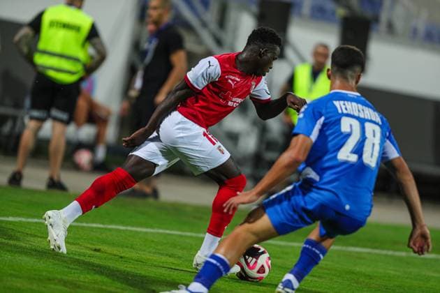 Fußball, EL-Quali, Maccabi Petach Tikwa - Sporting Braga Football - League Europe - Second qualifying round - FC Maccabi Petah Tikva - S.C. Braga - 01.08.2024 Roger Sofia Bulgaria Copyright: xYulianxTodorovx
