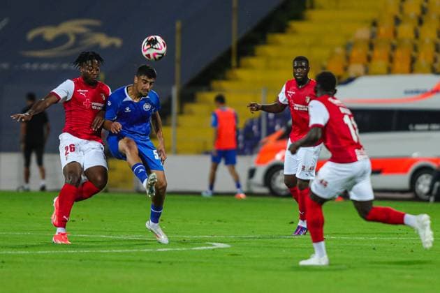 Fußball, EL-Quali, Maccabi Petach Tikwa - Sporting Braga Football - League Europe - Second qualifying round - FC Maccabi Petah Tikva - S.C. Braga - 01.08.2024 Bright Arrey-Mbi Sofia Bulgaria Copyright: xYulianxTodorovx