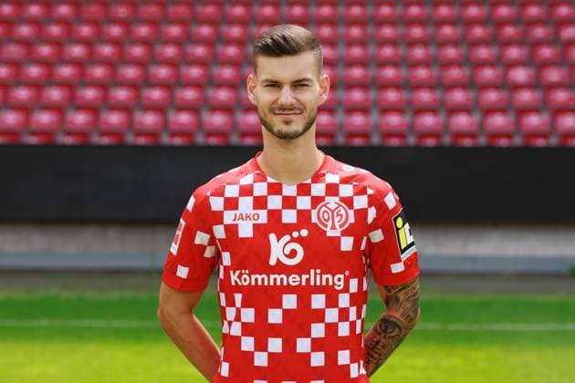 Fussball - 1. Bundesliga - Porträttermin 2024 2025 - 1. FSV Mainz 05 - 28.07.24, Tom Krauss, 1. FSV Mainz 05, 1. BL; Porträttermin 2024 2025, -