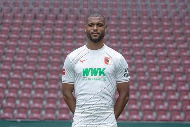 Steve Mounie ; FC Augsburg; 1. BL, Porträttermin 2024 2025