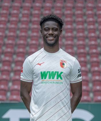 Nathanael Mbuku; FC Augsburg; 1. BL, Porträttermin 2024 2025