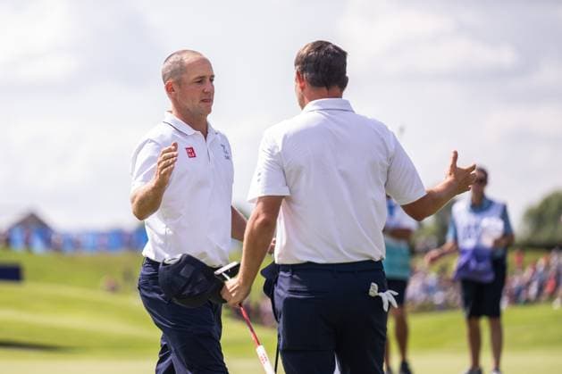 240802 Alex NorÃ n of Sweden competes in men s individual golf round 2 during day 7 of the Paris 2024 Olympic Games, Olympische Spiele, Olympia, OS on August 2, 2024 in Paris. Photo: Ludvig Thunman BILDBYRAN kod LT LT0655 golf olympic games olympics os ol olympiska spel olympiske leker paris 2024 paris-os paris-ol 7 bbeng sweden sverige Copyright: LUDVIGxTHUNMAN BB240802LT125