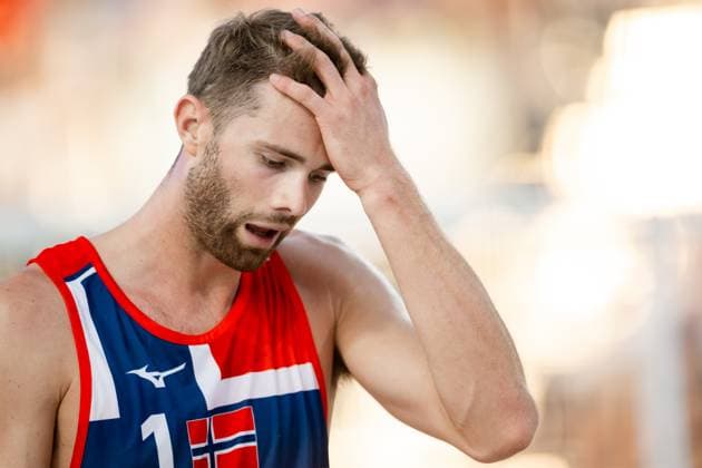 240802 Anders Mol of Norway in men s preliminary round Beach volleyball, Beachvolleyball match between Norway and Netherlands during day 7 of the Paris 2024 Olympic Games, Olympische Spiele, Olympia, OS on August 2, 2024 in Paris. Photo: Jon Olav Nesvold BILDBYRAN COP 217 JE0093 beachvolleyboll beach volleyball sandvolleyball paris 2024 olympics day 7 norway - netherlands bbeng Copyright: JONxOLAVxNESVOLD BB240802JE179