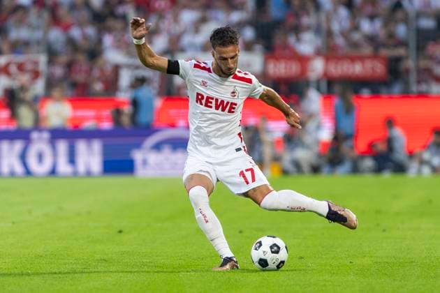 2. Fussball-Bundesliga: 1. FC Köln - Hamburger SV, 02.08.2024 Leart Paqarada (1. FC Köln, 17). 2. Fussball-Bundesliga, 1. FC Köln - Hamburger SV, 1. Spieltag, am 02.08.2024, RheinEnergie-Stadion, Köln DFL regulations prohibit any use of photographs as image sequences and or quasi-video