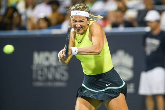 August 2, 2024, Washington, D.C, U.S: VICTORIA AZARENKA hits a backhand during her quarterfinal loss to Aryna Sabalenka at the Rock Creek Tennis Center. Washington U.S - ZUMAg196 20240802_zap_g196_022 Copyright: xKylexGustafsonx