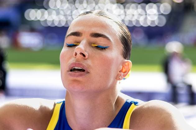 Olympische Spiele (Leichtathletik); Paris, 02.08.2024 Maryna BEKH-ROMANCHUK of Ukraine, Women s Triple Jump, at the Olympic Games, Olympische Spiele, Olympia, OS Paris 02.08.2024. *** Olympic Games Athletics Paris, 02 08 2024 Maryna BEKH ROMANCHUK of Ukraine, Women s Triple Jump, at the Olympic Games Paris 02 08 2024 Copyright: xBEAUTIFULxSPORTS OlafxRellischx