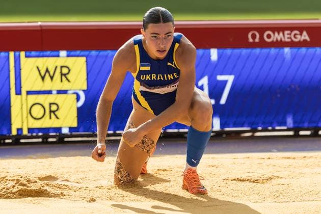 Olympische Spiele (Leichtathletik); Paris, 02.08.2024 Maryna BEKH-ROMANCHUK of Ukraine, Women s Triple Jump, at the Olympic Games, Olympische Spiele, Olympia, OS Paris 02.08.2024. *** Olympic Games Athletics Paris, 02 08 2024 Maryna BEKH ROMANCHUK of Ukraine, Women s Triple Jump, at the Olympic Games Paris 02 08 2024 Copyright: xBEAUTIFULxSPORTS OlafxRellischx