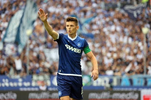 03.08.24 Karlsruher SC - 1. FC Nürnberg Deutschland, Karlsruhe, 03.08.2024, Fussball, 2. Bundesliga, Karlsruher SC - 1. FC Nürnberg: Marvin Wanitzek (Karlsruher SC).