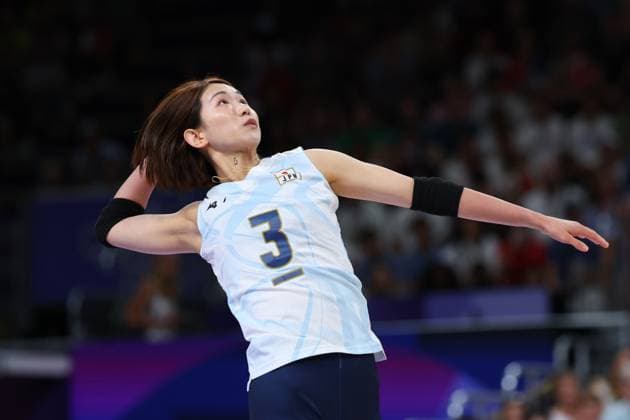 Sarina Koga (JPN), AUGUST 3, 2024 - Volleyball : Women s Preliminary Round - Pool B match between Japan - Kenya during the Paris 2024 Olympic Games, Olympische Spiele, Olympia, OS at South Paris Arena in Paris, France. Noxthirdxpartyxsales  (261851745)