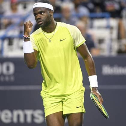 August 3, 2024, Washington, D.C, U.S: FRANCIS TIAFOE pumps his fist during his semifinal match against Sebastian Korda at the Rock Creek Tennis Center. Washington U.S - ZUMAg196 20240803_zap_g196_027 Copyright: xKylexGustafsonx