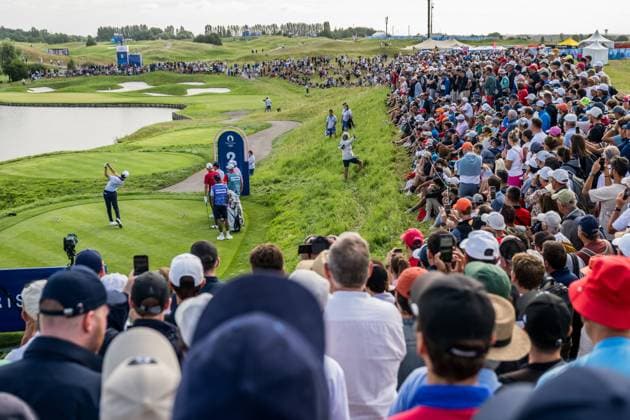 240804 Kristoffer Ventura of Norway during the final round of the men s individual stroke play golf during day 9 of the Paris 2024 Olympic Games, Olympische Spiele, Olympia, OS on August 4, 2024 in Paris. Photo: Petter Arvidson BILDBYRAN kod PA PA0861 golf olympic games olympics os ol olympiska spel olympiske leker paris 2024 paris-os paris-ol bbeng sweden sverige Copyright: PETTERxARVIDSON BB240804PA017