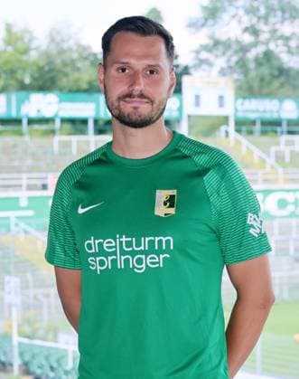 Chemie Leipzig Teampräsentation Regionalliga NO Manuel Wajer ; BSG Chemie Leipzig ; Regionalliga NordOst, Porträttermin 2024 2025 , 02.08.2024, Alfred-Kunze-Sportpark, Leipzig ,