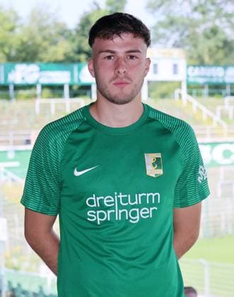 Chemie Leipzig Teampräsentation Regionalliga NO Luca Marino ; BSG Chemie Leipzig ; Regionalliga NordOst, Porträttermin 2024 2025 , 02.08.2024, Alfred-Kunze-Sportpark, Leipzig ,