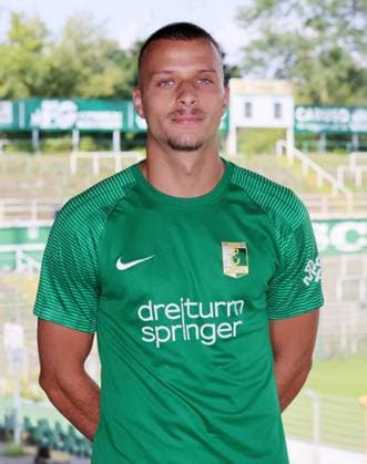 Chemie Leipzig Teampräsentation Regionalliga NO Cemal Kaymaz ; BSG Chemie Leipzig ; Regionalliga NordOst, Porträttermin 2024 2025 , 02.08.2024, Alfred-Kunze-Sportpark, Leipzig ,