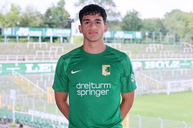 Chemie Leipzig Teampräsentation Regionalliga NO Yusuf Dogan ; BSG Chemie Leipzig ; Regionalliga NordOst, Porträttermin 2024 2025 , 02.08.2024, Alfred-Kunze-Sportpark, Leipzig ,