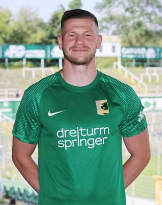 Chemie Leipzig Teampräsentation Regionalliga NO Tim Bunge ; BSG Chemie Leipzig ; Regionalliga NordOst, Porträttermin 2024 2025 , 02.08.2024, Alfred-Kunze-Sportpark, Leipzig ,