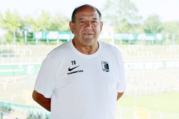Chemie Leipzig Teampräsentation Regionalliga NO Zeugwart Tilo Berthel ; BSG Chemie Leipzig ; Regionalliga NordOst, Porträttermin 2024 2025 , 02.08.2024, Alfred-Kunze-Sportpark, Leipzig ,