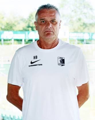 Chemie Leipzig Teampräsentation Regionalliga NO Torwarttrainer Harald Bellot ; BSG Chemie Leipzig ; Regionalliga NordOst, Porträttermin 2024 2025 , 02.08.2024, Alfred-Kunze-Sportpark, Leipzig ,
