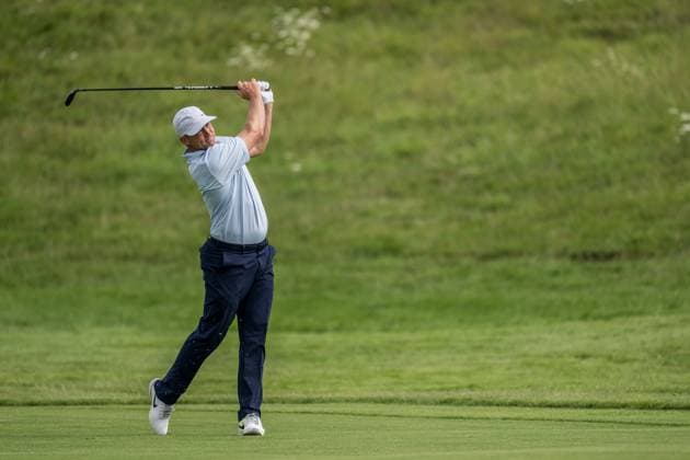 240804 Alex NorÃ n of Sweden during the final round of the men s individual stroke play golf during day 9 of the Paris 2024 Olympic Games, Olympische Spiele, Olympia, OS on August 4, 2024 in Paris. Photo: Petter Arvidson BILDBYRAN kod PA PA0861 golf olympic games olympics os ol olympiska spel olympiske leker paris 2024 paris-os paris-ol bbeng sweden sverige Copyright: PETTERxARVIDSON BB240804PA040