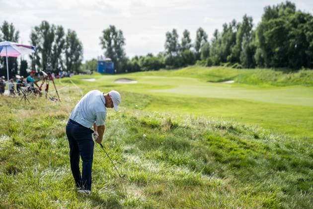 240804 Alex NorÃ n of Sweden during the final round of the men s individual stroke play golf during day 9 of the Paris 2024 Olympic Games, Olympische Spiele, Olympia, OS on August 4, 2024 in Paris. Photo: Petter Arvidson BILDBYRAN kod PA PA0861 golf olympic games olympics os ol olympiska spel olympiske leker paris 2024 paris-os paris-ol bbeng sweden sverige Copyright: PETTERxARVIDSON BB240804PA053