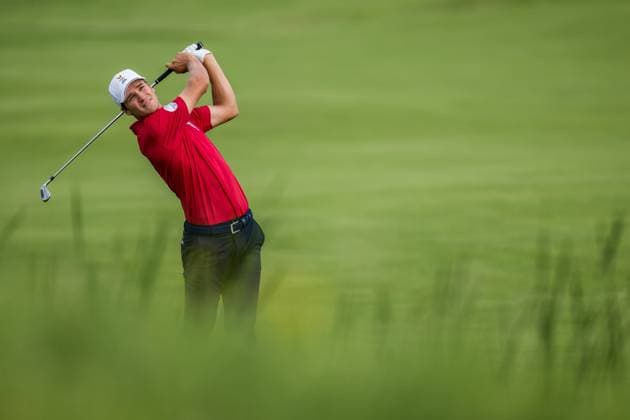 240804 Adrien Dumont de Chassart of Belgium during the final round of the men s individual stroke play golf during day 9 of the Paris 2024 Olympic Games, Olympische Spiele, Olympia, OS on August 4, 2024 in Paris. Photo: Petter Arvidson BILDBYRAN kod PA PA0861 golf olympic games olympics os ol olympiska spel olympiske leker paris 2024 paris-os paris-ol bbeng sweden sverige grappa33 Copyright: PETTERxARVIDSON BB240804PA059