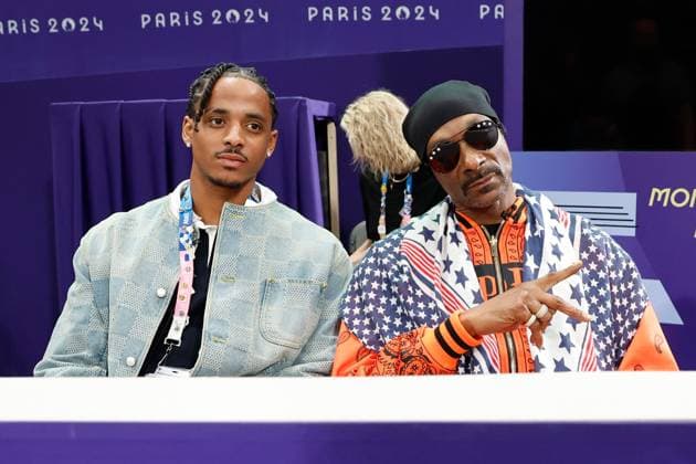 Sport Themen der Woche KW31 Sport Bilder des Tages Snoop Dogg Paris 2024 Olympic Games, Olympische Spiele, Olympia, OS Day Nine, Paris, France - 04 Aug 2024  Copyright: xManuelxReino Shutterstockx 14616666b